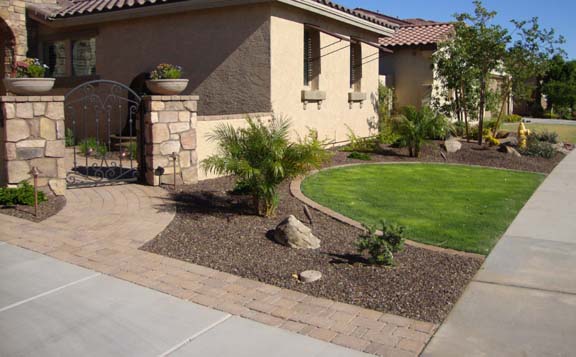 Arizona Landscape Design -Gazebo with Paver Patio