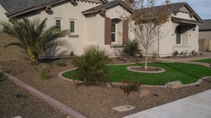 synthetic grass landscape